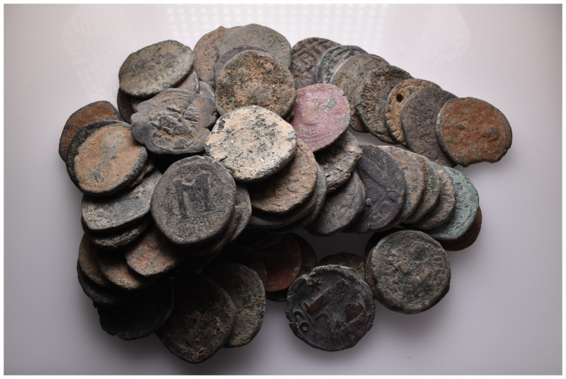 Lot of 66 Byzantine coins / SOLD AS SEEN, NO RETURN!