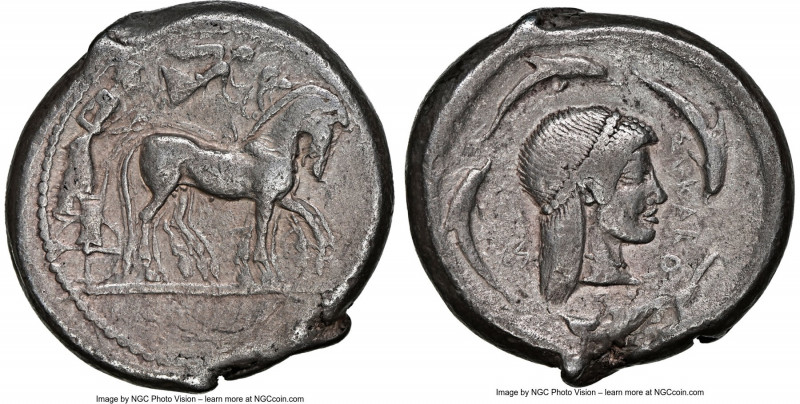 SICILY. Syracuse. Deinomenid Tyranny, Gelon I (ca. 480-475 BC). AR tetradrachm (...