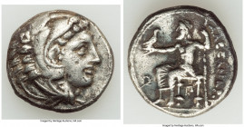 MACEDONIAN KINGDOM. Alexander III the Great (336-323 BC). AR tetradrachm (25mm, 16.66 gm, 3h). VF, porosity. Posthumous issue of Amphipolis, ca. 320-3...
