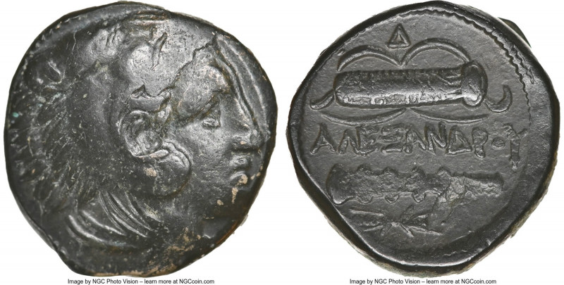 MACEDONIAN KINGDOM. Alexander III the Great (336-323 BC). AE unit (18mm, 4h). NG...