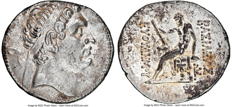 BACTRIAN KINGDOM. Euthydemus I (ca. 225-200 BC). AR tetradrachm (29mm, 16.65 gm,...