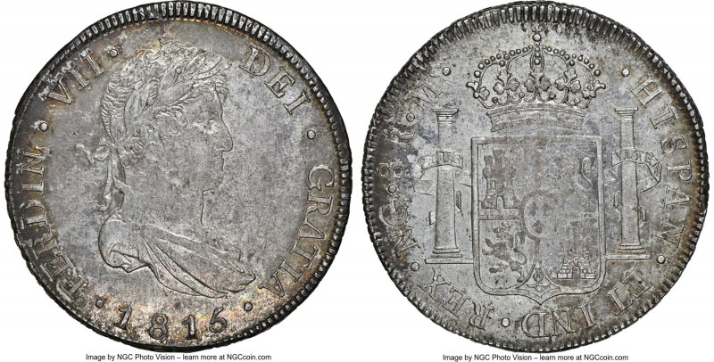 Ferdinand VII 8 Reales 1815 NG-M MS61 NGC, Nueva Guatemala mint, KM69.

HID098...