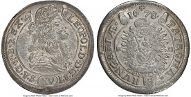 Leopold I 15 Krajczar 1678-KB MS63 NGC, Kremnitz mint, KM175.

HID09801242017

© 2022 Heritage Auctions | All Rights Reserved