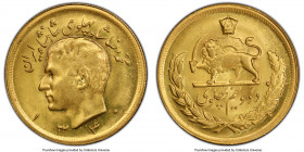 Muhammad Reza Pahlavi gold 2-1/2 Pahlavi SH 1340 (1961) MS65 PCGS, KM1163. Mintage: 2,788. AGW 0.5885 oz.

HID09801242017

© 2022 Heritage Auction...