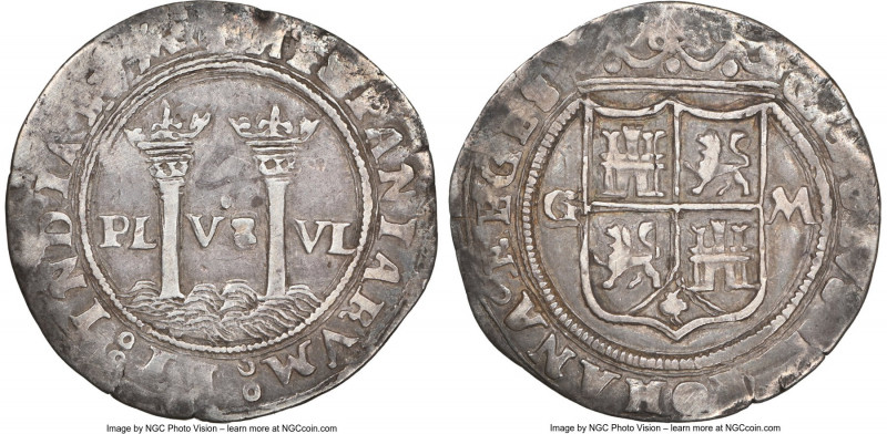 Charles & Johanna Real ND (1542-1555) G-M XF Details (Cleaned) NGC, Mexico City ...