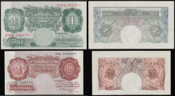 Ten Shillings Peppiatt 1948 23L 050540 EF and One Pound 1948 B258 R82A 586485 AU

Estimate: GBP 30 - 40