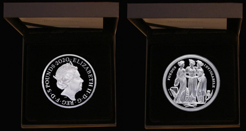 Five Pounds 2020 The Great Engravers - William Wyon - The Three Graces 2 ounce ....