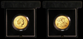 Five Pounds Gold 2003 S.SE7 BU in the Royal Mint box of issue with certificate

Estimate: GBP 1400 - 1800