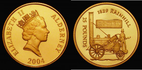 Alderney &pound;25 Gold 2004 Locomotive - Rocket KM#50 Gold Proof FDC uncased

Estimate: GBP 380 - 450