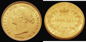 Australia Sovereign 1860 Sydney Branch Mint Marsh 365 in an NGC holder and graded AU55

Estimate: GBP 1250 - 1500