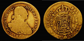 Colombia Gold Escudo 1800P JF Popayan Mint KM#56.2 VG/Near Fine

Estimate: GBP 120 - 150