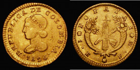 Colombia Gold Escudo 1826FM KM#81.2 Fine or slightly better, the smaller Colombia gold issues seldom offered

Estimate: GBP 240 - 280
