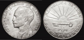 Cuba Peso 1953 KM#29 EF the reverse with some lustre

Estimate: GBP 20 - 40