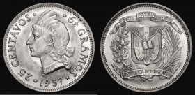 Dominican Republic 25 Centavos 1944 KM#20 UNC and lustrous

Estimate: GBP 30 - 50