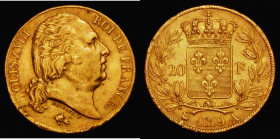 France 20 Francs Gold 1819A KM#712.1 NEF with some edge nicks

Estimate: GBP 270 - 320