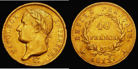 France 40 Francs Gold 1812A KM#696.1 VF

Estimate: GBP 600 - 700