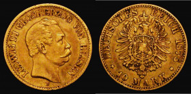 German States - Hesse-Darmstadt Ten Marks Gold 1875H KM#354 Fine, scarce

Estimate: GBP 250 - 350