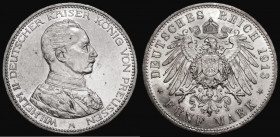 German States - Prussia Five Marks 1913A Wilhelm II KM#536 GEF/AU and lustrous

Estimate: GBP 35 - 55