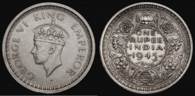 India One Rupee 1945 Large 5, Bombay Mint KM#557.1 GVF/EF Very Rare

Estimate: GBP 250 - 350