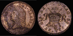 Ireland Shilling Gunmoney 1690 May Small size, with die axis inverted, S.6582DD, Timmins TB12sM-1A, approaching EF the reverse with some uneven toning...