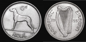 Ireland Sixpence 1935 S.6628 AU/GEF and lustrous with some minor hairlines

Estimate: GBP 45 - 65