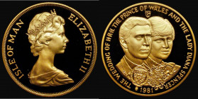 Isle of Man Five Pounds 1981 Royal Wedding of Prince Charles and Lady Diana Spencer Gold Proof KM#89 FDC

Estimate: GBP 1700 - 2200