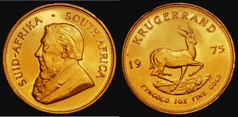 South Africa Krugerrand 1975 KM#73 Lustrous UNC with some edge nicks

Estimate...