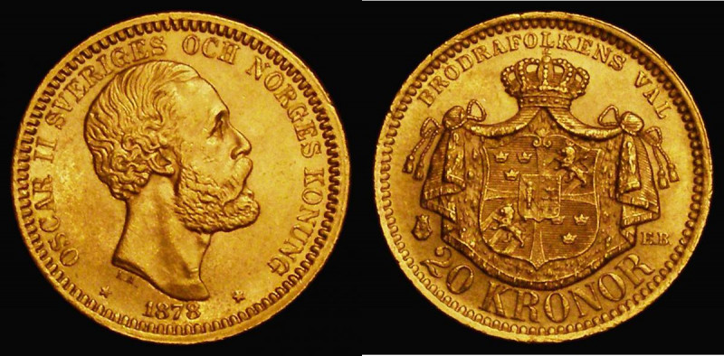 Sweden 20 Kronor Gold 1878EB KM#748 EF

Estimate: GBP 400 - 500