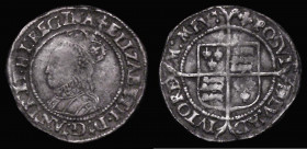 Halfgroat Elizabeth I Second issue S.2557 mintmark Cross Crosslet, 1.06 grammes, Good Fine with grey tone 

Estimate: GBP 100 - 120
