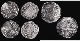 Pennies Henry III Long Cross (3) Oxford Mint, moneyer Adam About Fine/Fine, Canterbury Mint, moneyer Robert Around Fine with some weak areas, Canterbu...