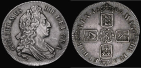 Crown 1696 OCTAVO ESC 89, Bull 995 GVF/VF, a small scratch in the obverse field barely detracts

Estimate: GBP 500 - 600