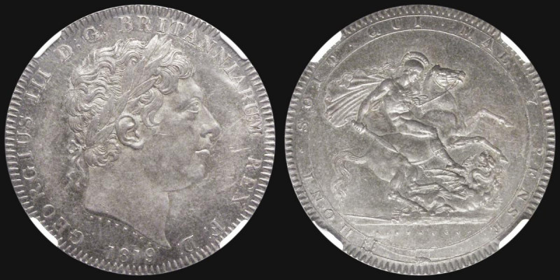 Crown 1819LIX ESC 215, Bull 2010 in an NGC holder and graded MS62

Estimate: G...