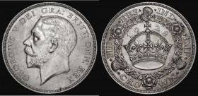 Crown 1928 ESC 368, Bull 3633 EF/GEF lightly toned, the obverse with some light contact marks

Estimate: GBP 100 - 200