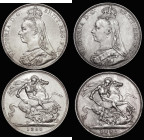Crowns (2) 1890 ESC 300, Bull 2590 VF, 1892 ESC 302, Bull 2592 NVF toned

Estimate: GBP 120 - 150