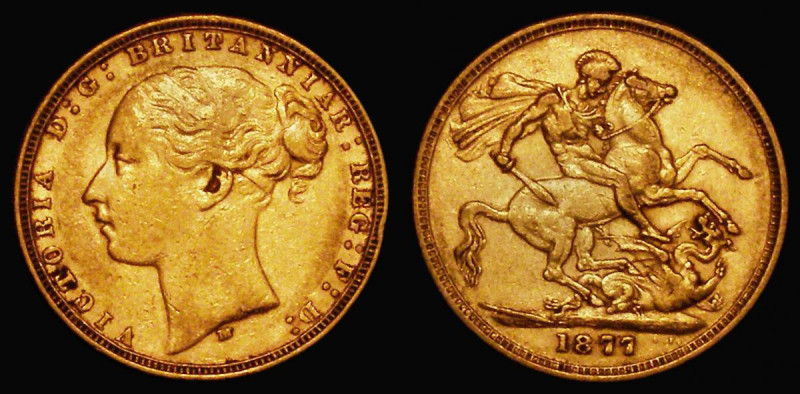 Sovereign 1877M George and the Dragon, Marsh 99, S.3857 Near VF

Estimate: GBP...