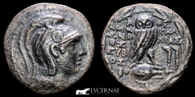Attica Silver Tetradrachm  13.70 g. 29 mm Athens 165-42 B.C. gVF