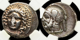 Pharnabazos Silver Stater 10.56 g. 22 mm. Cilicia, Tarsos 380-373 BC. VF (NGC).