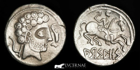 Arsaos Silver Denarius 3,58 g., 19 mm. Jaca, Huesca, Spain 120-80 B.C. Good fine