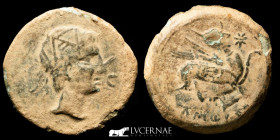 Castulo Bronze As 28,04 g. 34 mm. Linares, Jaen 180 B.C Near extremely fine