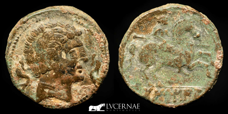 Ancient Hispania. Danusia (Botija, Cáceres)
Bronze As (8.60 g. 24 mm.). 120-20 B...