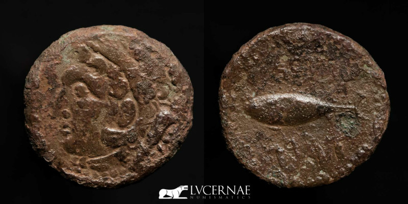 Ancient Hispania - Gades (actual Cádiz)
Bronze Semis, (5.95 g. 21 mm.) minted be...