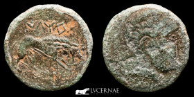 Ancient Hispain - Iltirta Æ Bronze Æ As 4.68 g. 22 mm. Lleida, Cataluña 200-20 BC. Good very fine (MBC)