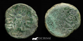 Malaca bronze As 11.90 g. 21 mm.  Malaca II century B.C. Fine