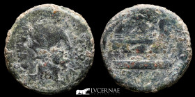 Sagunto  Bronze As 26.70 g. 33 mm. Arse (Valencia) 50-20 B.C.  Good very fine (MBC)