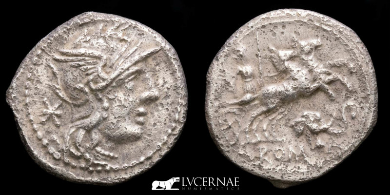 Roman Republic - L. Caecilius Metellus Diadematus. - Silver Denarius; (3.66 g. 1...