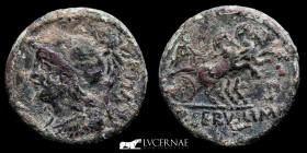 P. Servilius M. f. Rullus. Silver Denarius 3.40 g., 19 mm. Rome 100 B.C. Good very fine
