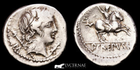 P. Crepusius Silver Denarius 3.91 g. 18 mm. Rome 82 B.C. GVF