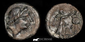 Anonymous Silver Quinarius 1.72 g. 14 mm. Uncertain mint 81 BC Good very fine (MBC)