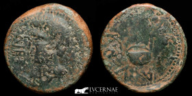 Gades (Augustus times) Bronze Sestertius 42.33 g. 39 mm. Cadiz 27 BC-14 AD. Good Fine