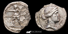 Augustus Silver Denarius 2.52 g., 19 mm. Rome 27BC-14AD Good Very fine (MBC)